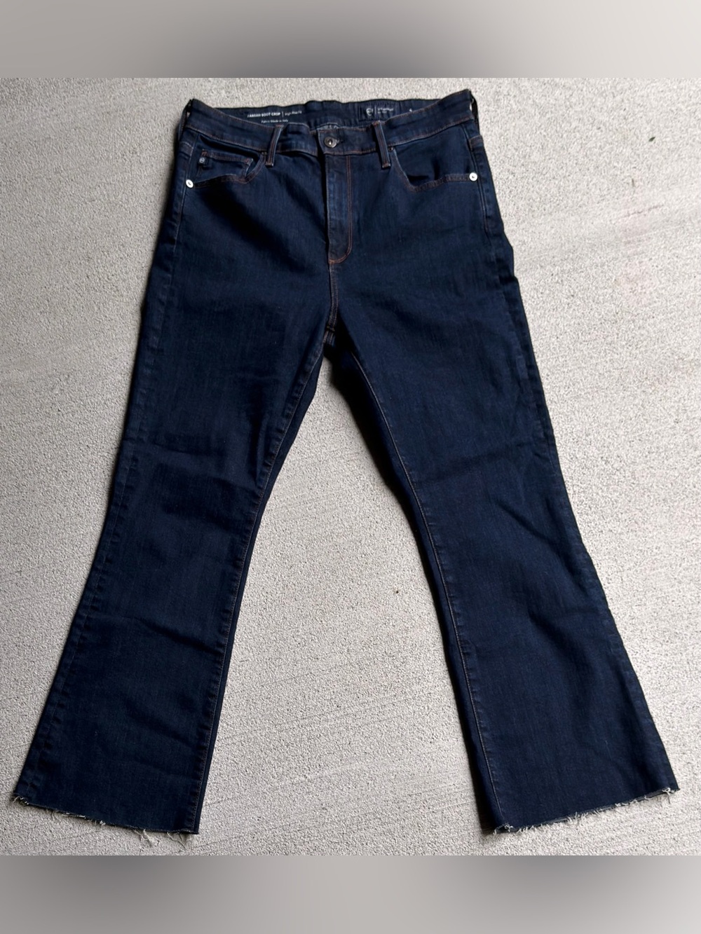 Ag Adriano Goldschmied Dark Indigo Flare Jeans